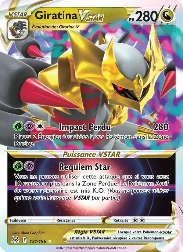 Carte Pokémon Giratina VSTAR #131 — Origine Perdue