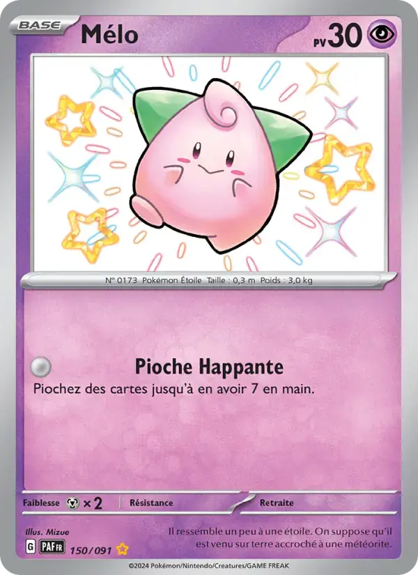 Carte Pokémon Mélo #150 — Destinées de Paldea