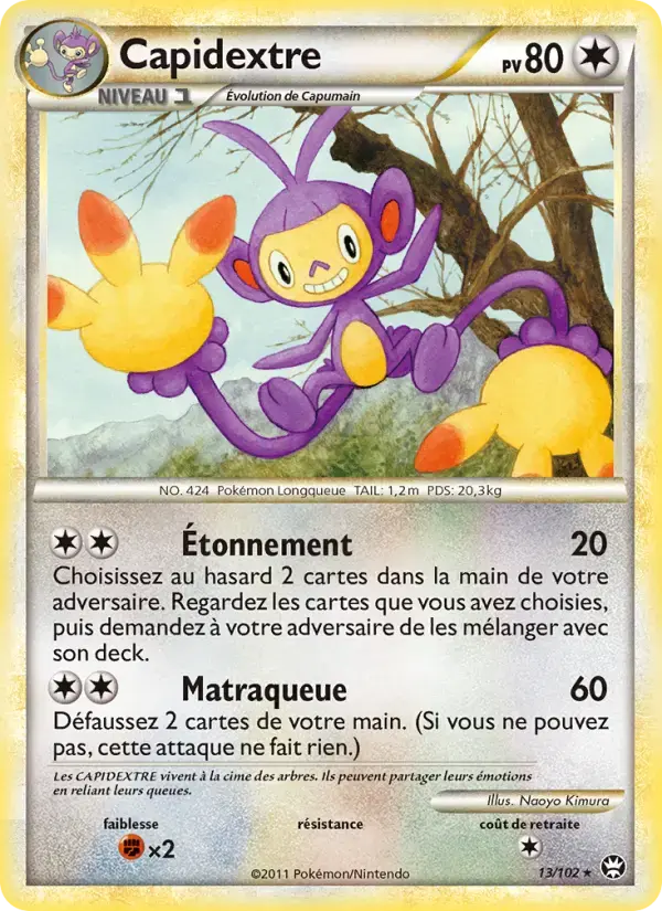 Carte Pokémon Capidextre #13 — Triomphe