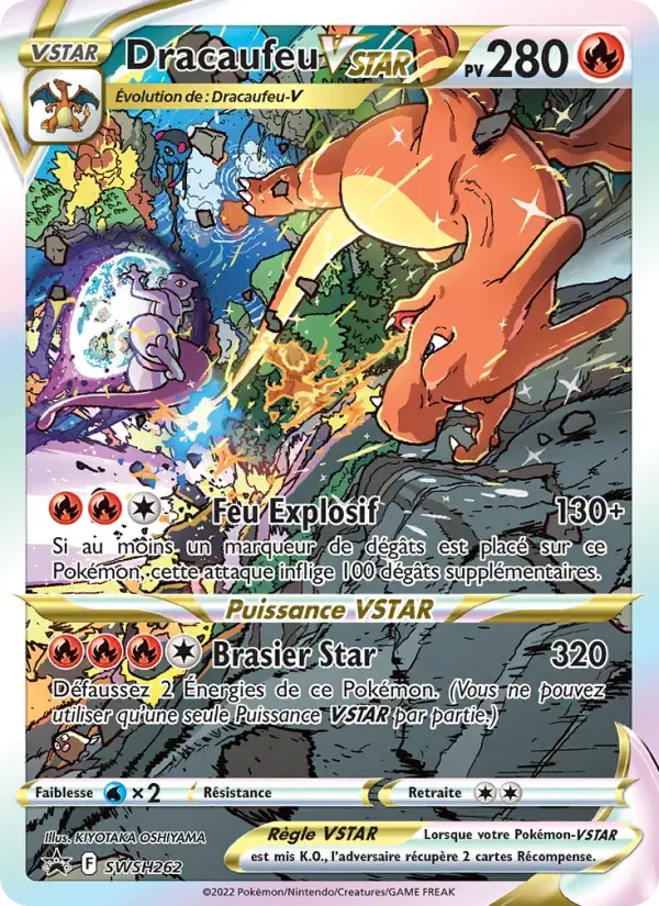 Carte Pokémon Dracaufeu VSTAR #SWSH262 — Promos Épée et Bouclier