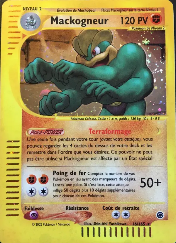 Carte Pokémon Mackogneur #16 — Expédition