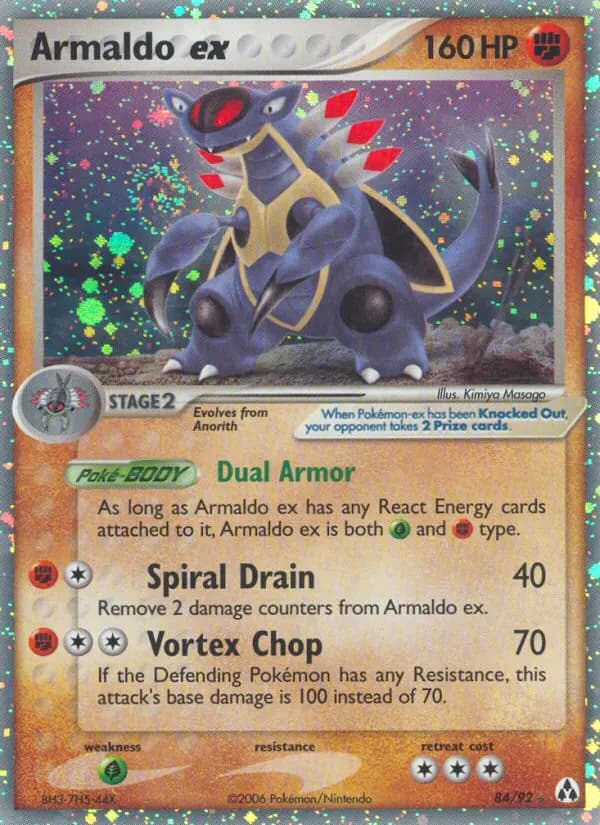 Armaldo ex #84 — Legend Maker