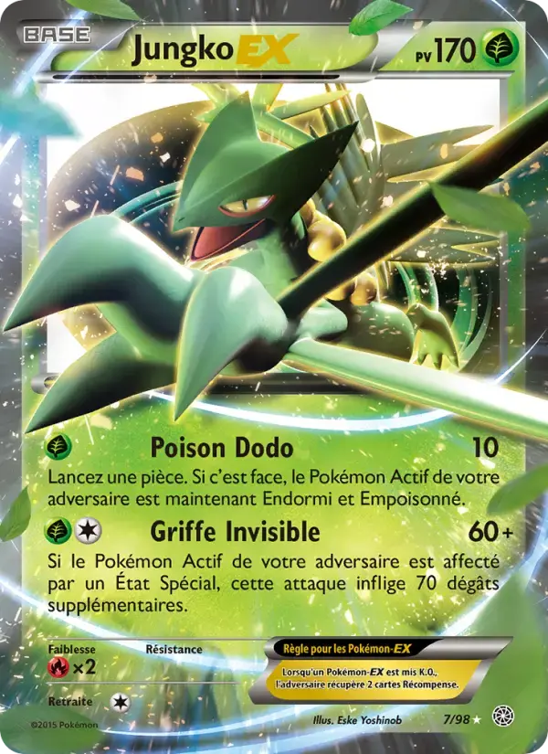 Carte Pokémon Jungko EX #7 — Origines Antiques