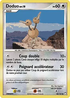 Carte Pokémon Doduo #80 — Trésors Mystérieux