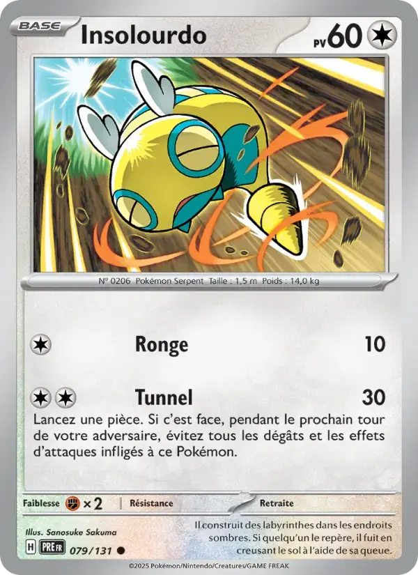 Carte Pokémon Insolourdo #079 — Évolutions Prismatiques
