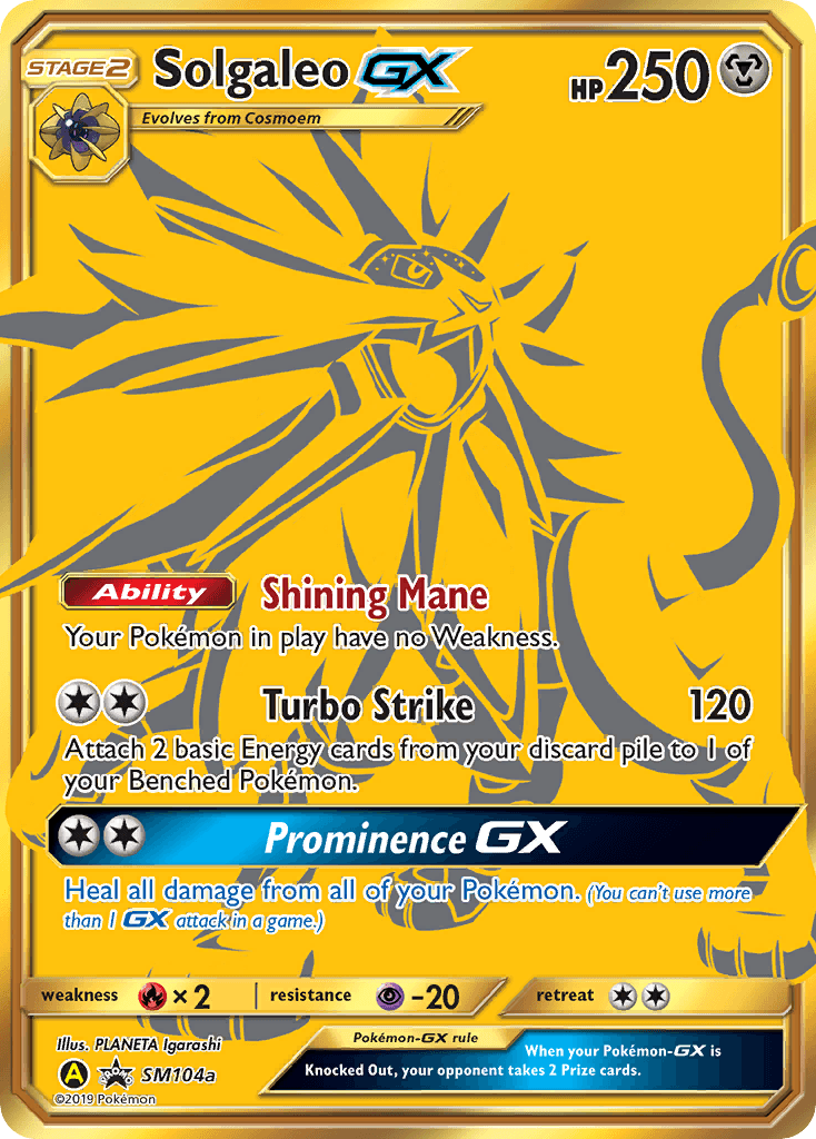 Solgaleo-GX #SM104a — Sun & Moon Promos