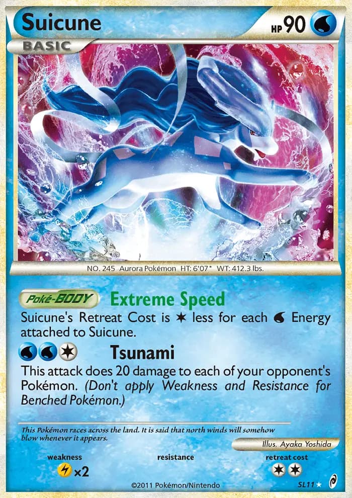 Carte Pokémon Suicune #106 — L'Appel des Légendes