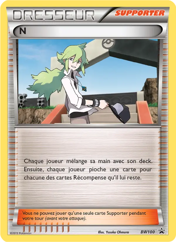 Carte Pokémon N #BW100 — Promos Noir et Blanc