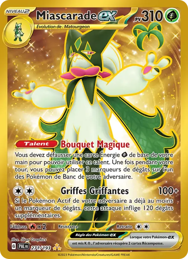 Carte Pokémon Miascarade-ex #271 — Évolutions à Paldea
