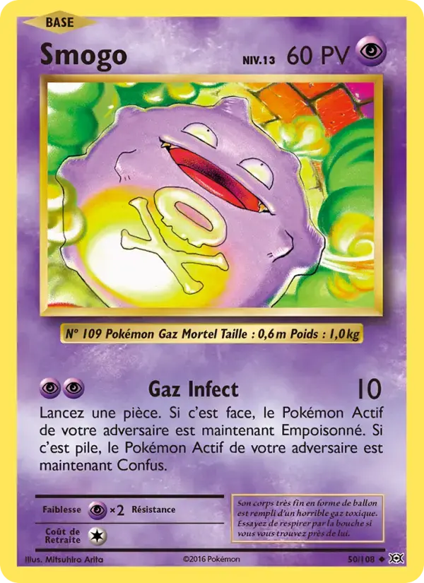 Carte Pokémon Smogo #50 — Évolutions XY