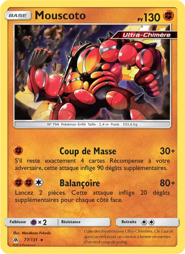 Carte Pokémon Mouscoto #77 — Lumière Interdite