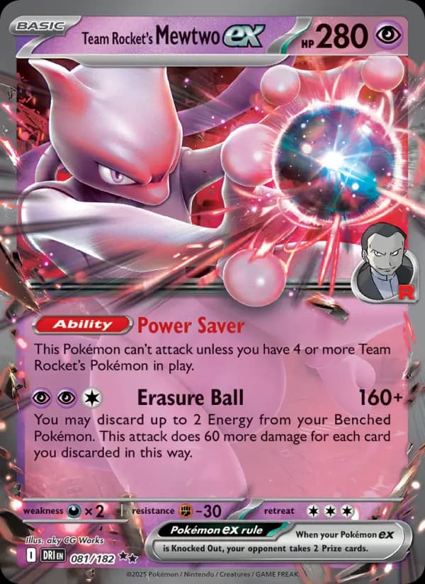 Team Rocket's Mewtwo ex #081 — Destined Rivals
