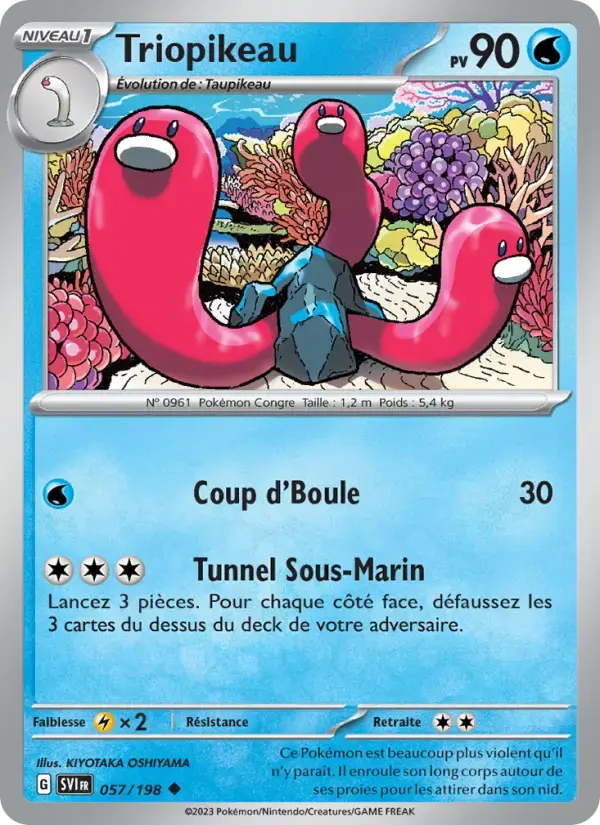 Carte Pokémon Triopikeau #057 — Écarlate et Violet
