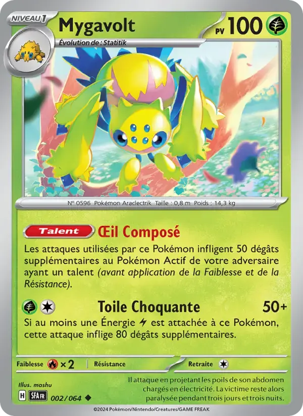 Carte Pokémon Mygavolt #002 — Fable Nébuleuse