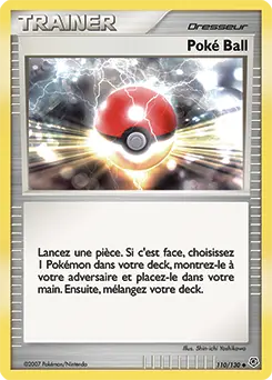 Carte Pokémon Poké Ball #110 — Diamant et Perle