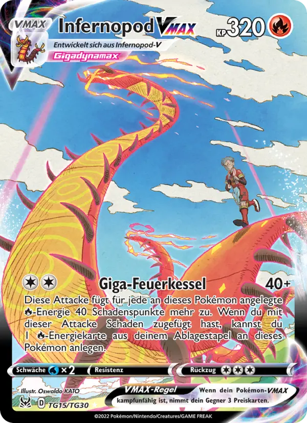 Carte Pokémon Scolocendre VMAX #TG15 — Origine Perdue