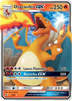 Carte Pokémon Dracaufeu-GX #9 — Destinées Occultes