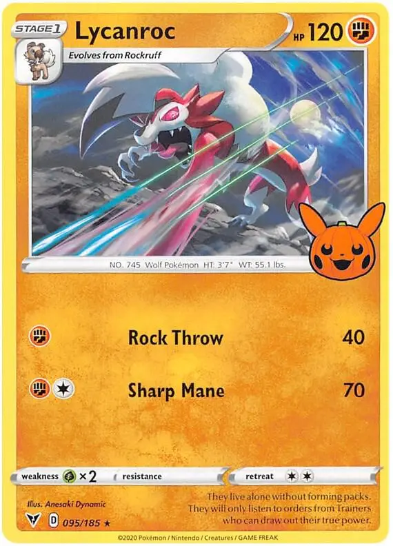 Lycanroc #095 — Trick or Trade BOOster Bundle 2023