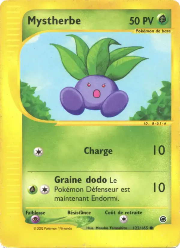 Carte Pokémon Mystherbe #122 — Expédition