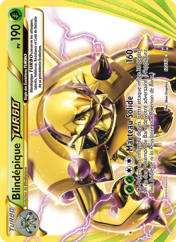 Carte Pokémon Blindépique TURBO #12 — Impulsion Turbo