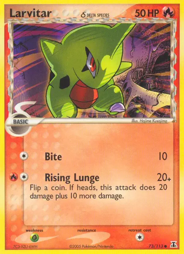 Larvitar δ #73 — Delta Species