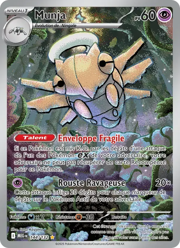 Carte Pokémon Munja #144 — Méga-Évolution