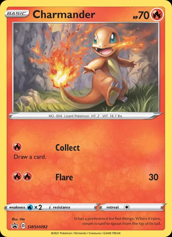 Charmander #SWSH092 — Sword & Shield Promos