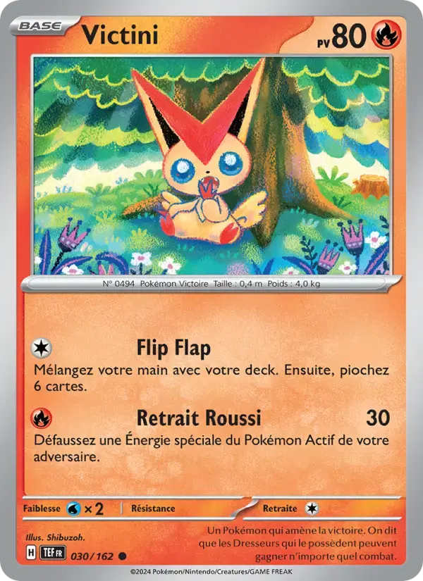 Carte Pokémon Victini #030 — Forces Temporelles