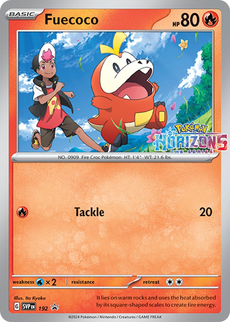 Carte Pokémon Chochodile #192 — Promos Écarlate et Violet