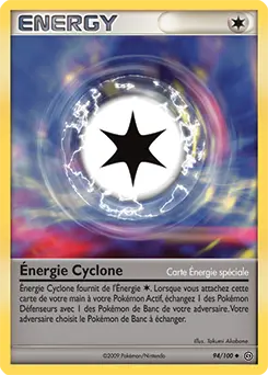 Carte Pokémon Énergie Cyclone #94 — Tempête