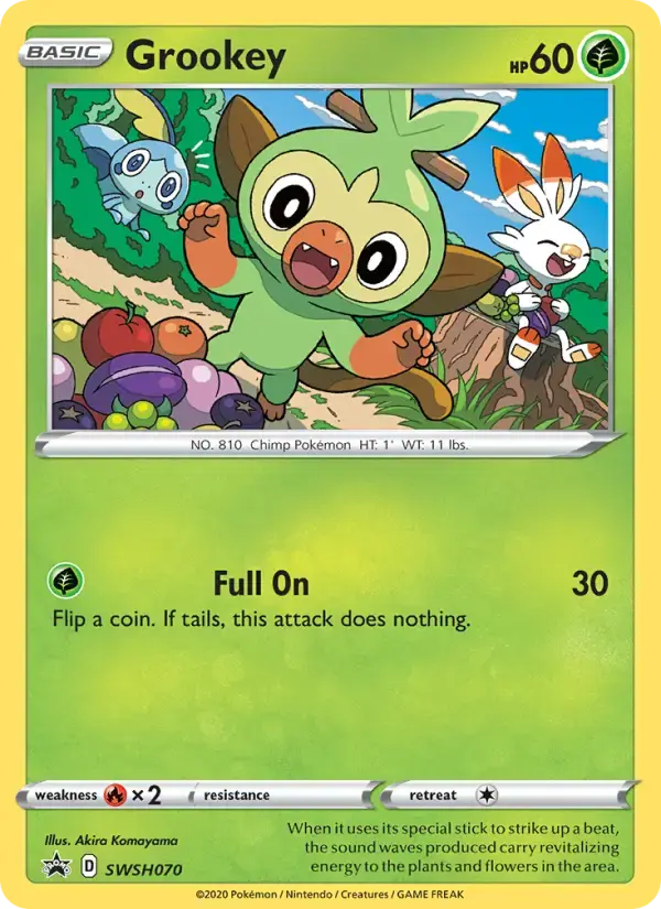 Grookey #SWSH070 — Sword & Shield Promos