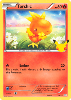 Carte Pokémon Poussifeu #11 — 2021 Promo McDonald's