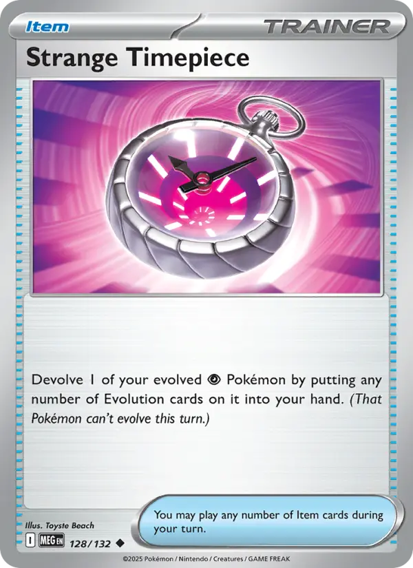 Carte Pokémon Compteur de Temps Étrange #128 — Méga-Évolution