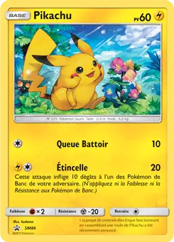 Carte Pokémon Pikachu #SM86 — Promos Soleil et Lune
