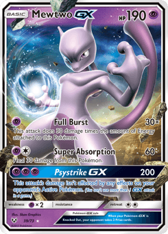 Carte Pokémon Mewtwo GX #39 — Légendes Brillantes
