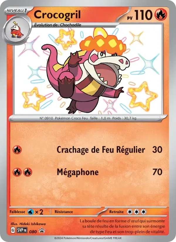 Carte Pokémon Crocogril #080 — Promos Écarlate et Violet