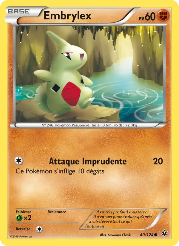 Carte Pokémon Embrylex #40 — Impact des Destins