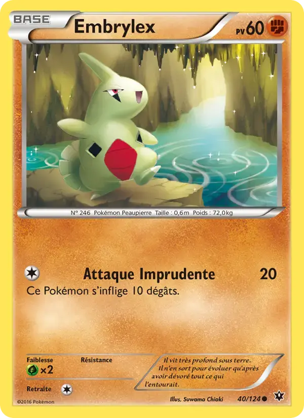Carte Pokémon Embrylex #40 — Impact des Destins
