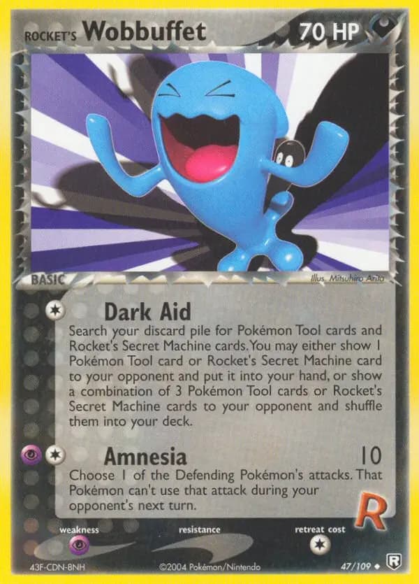 Rocket's Wobbuffet #47 — EX Team Rocket Returns