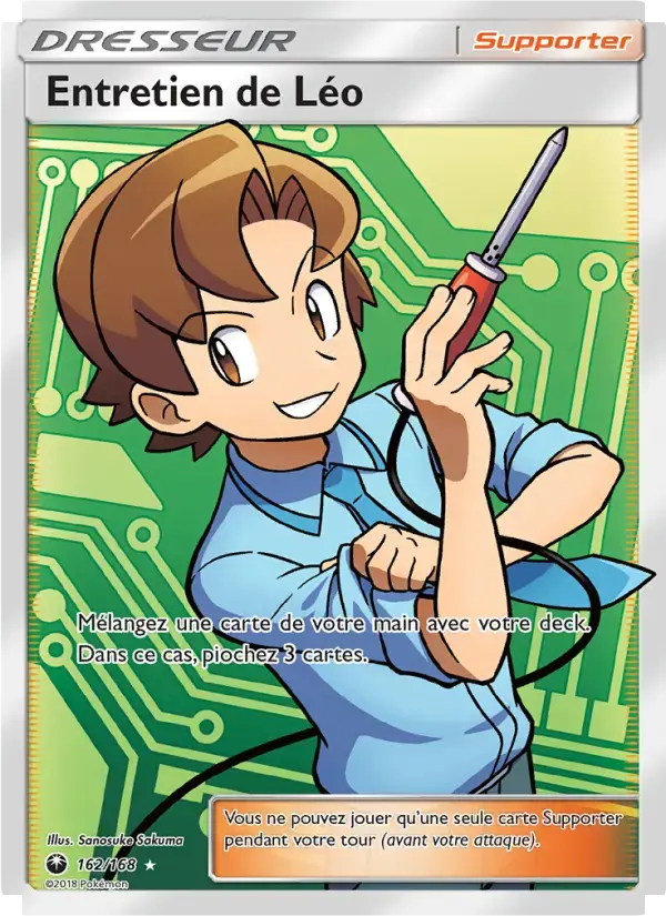 Carte Pokémon Entretien de Léo #162 — Tempête Céleste