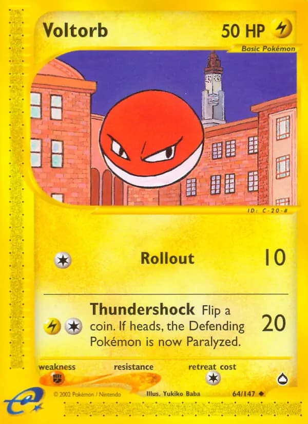 Voltorb #64 — Aquapolis