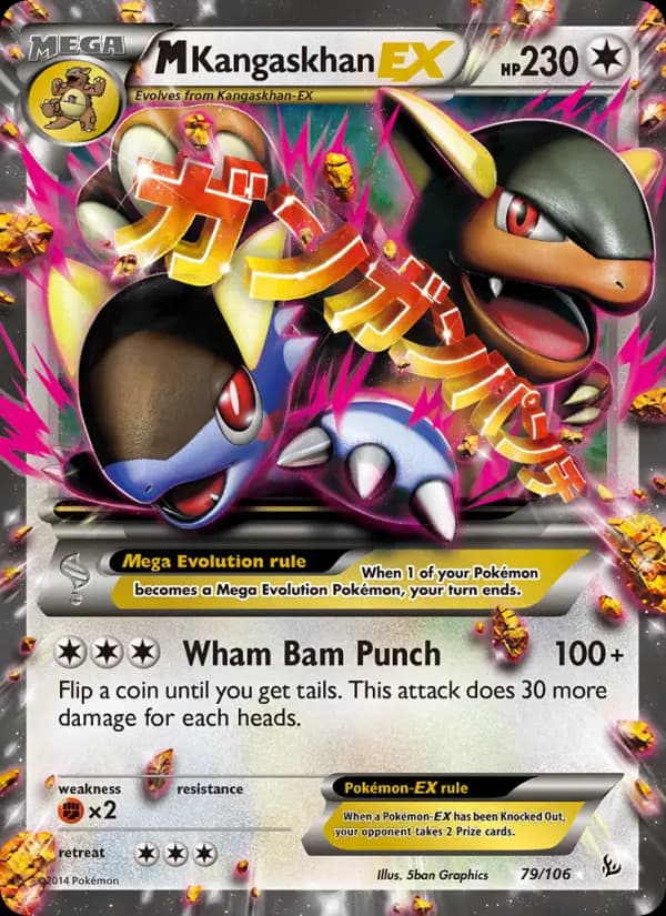 M Kangaskhan EX #79 — Flashfire