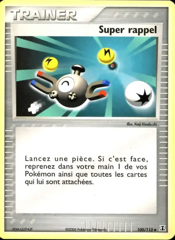 Carte Pokémon Super rappel #100 — Espèces Delta