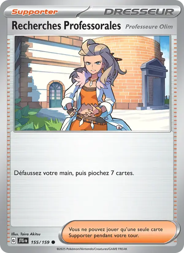 Carte Pokémon Recherches Professorales #155 — Aventures Ensemble