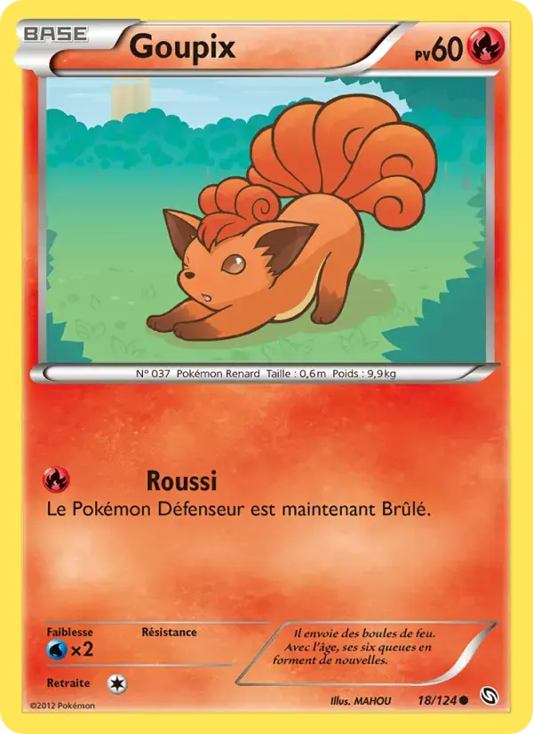 Carte Pokémon Goupix #18 — Dragons Exaltés