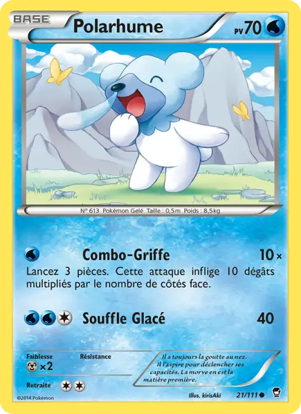 Carte Pokémon Polarhume #21 — Poings Furieux
