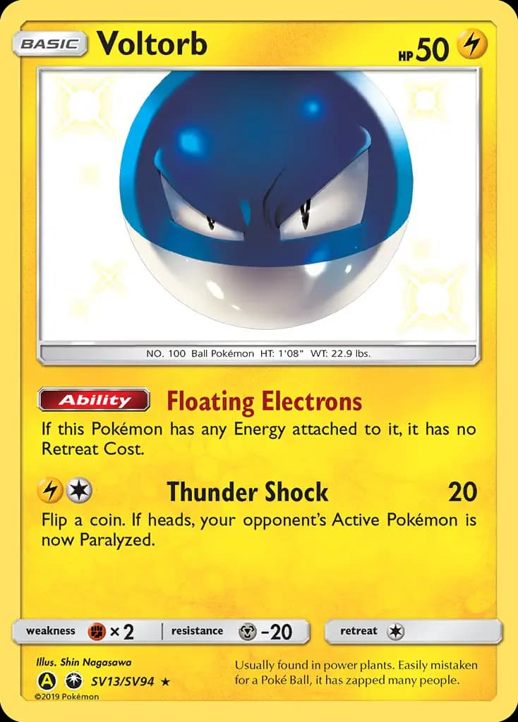 Voltorb #SV13 — Hidden Fates