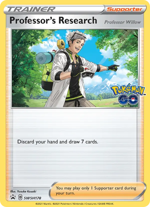Carte Pokémon Recherches Professorales #SWSH178 — Promos Épée et Bouclier