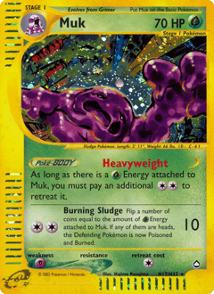 Carte Pokémon Grotadmorv #H17 — Aquapolis