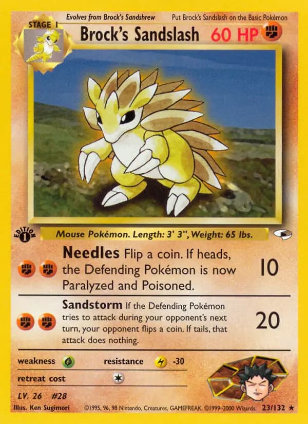 Brock's Sandslash #23 — Gym Heroes